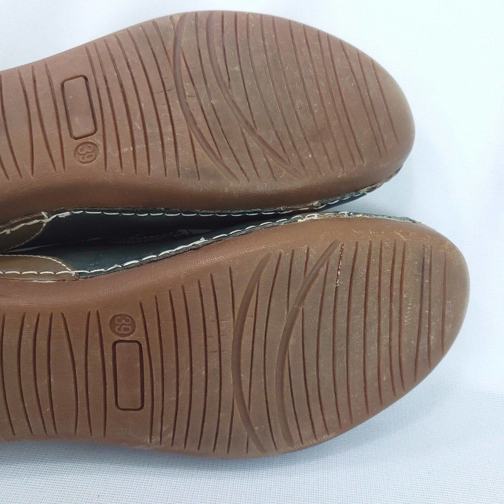 Spring Step  Kingston Tan Teal Leather Mary Jane Comfort Shoes - Picture 10 of 11